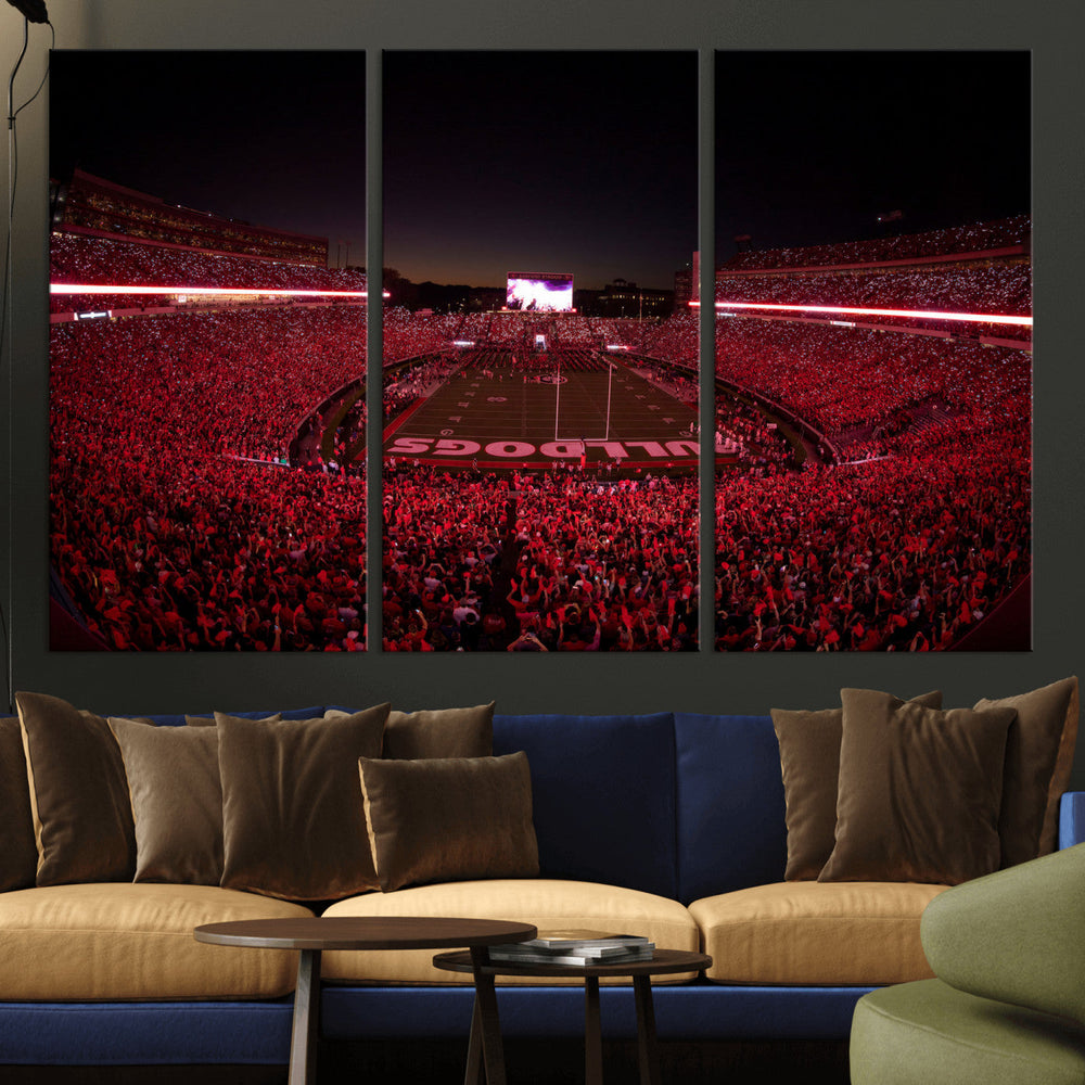 Sanford Stadium Wall Art Canvas Print – Georgia Bulldogs