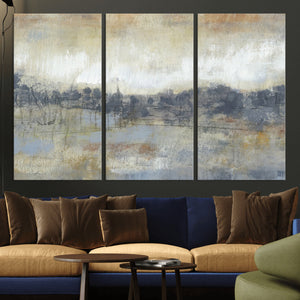 Abstract Neutral Landscape Painting Wall Art
