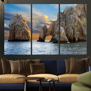 The Arch Cabo San Lucas Ocean Arch Wall Art Canvas Print,