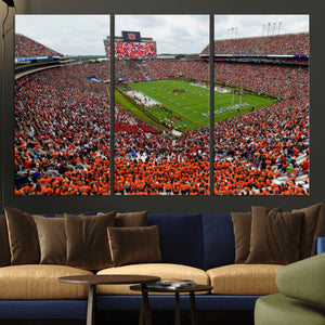 Auburn Stadium Wall Art Canvas Print, Jordan Hare Stadium