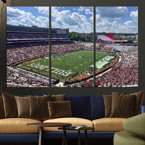 Georgia Bulldogs Stadium Wall Art Canvas Print, Sanford