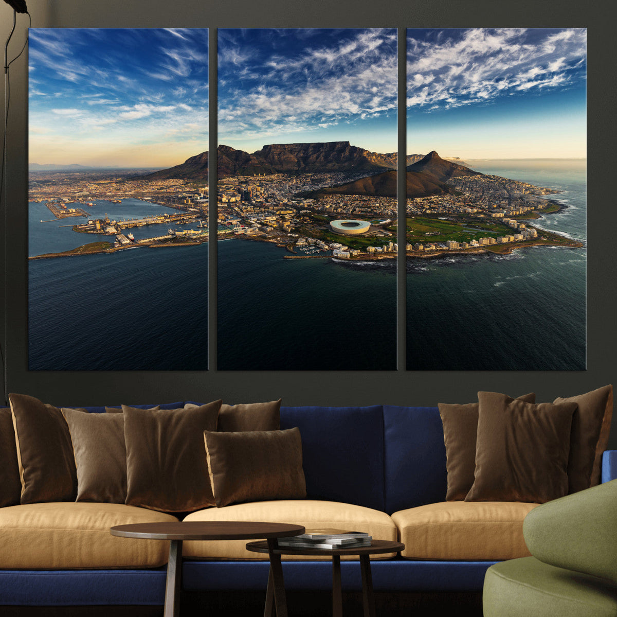 Cape Town Skyline Wall Art Canvas Print – Table Mountain