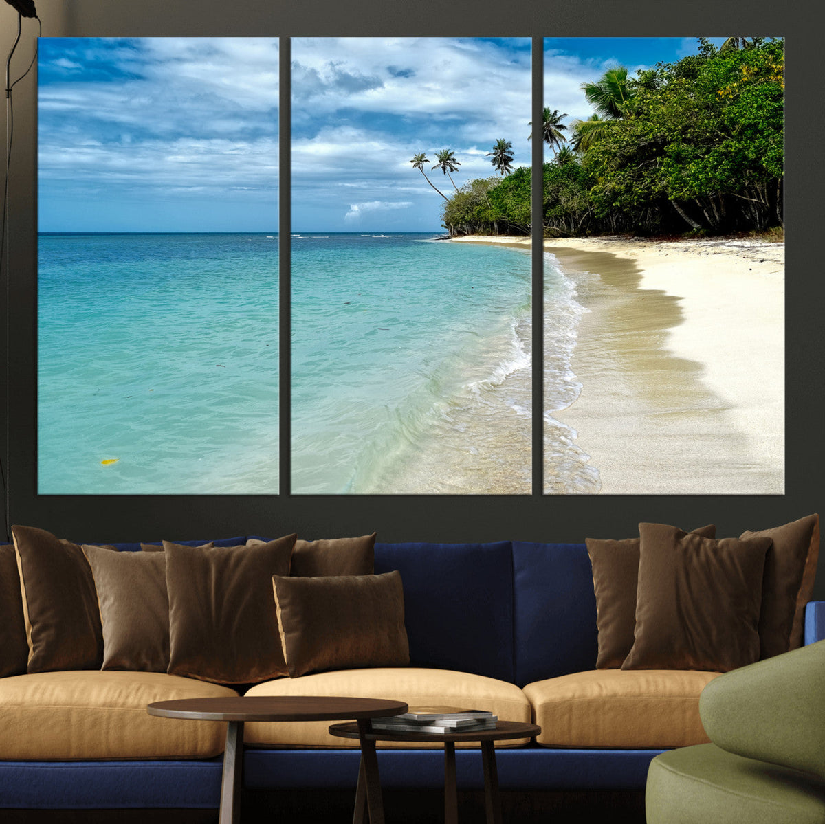Puerto Rico Beach Paradise Wall Art – Tropical Coastal Print