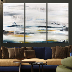 Soft Color Abstract Canvas Print