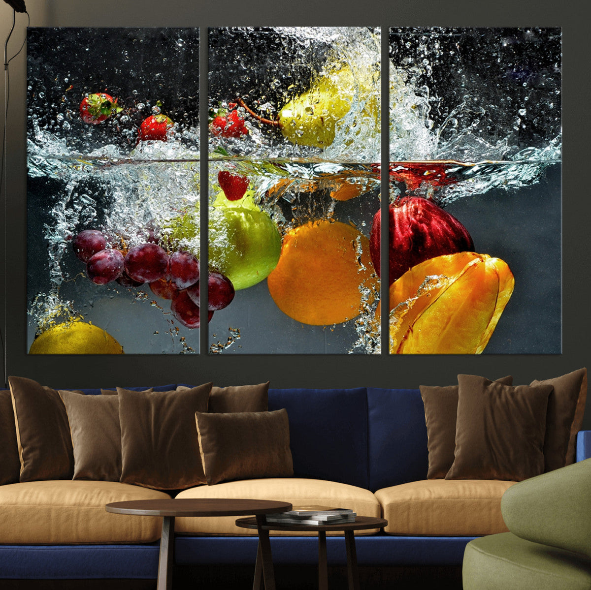 Kithen Vegetables World Wall Art Canvas Print