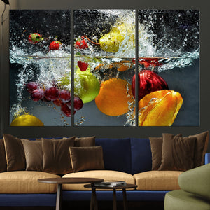 Kithen Vegetables World Wall Art Canvas Print