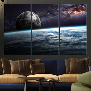 Space and Planet Canvas Print