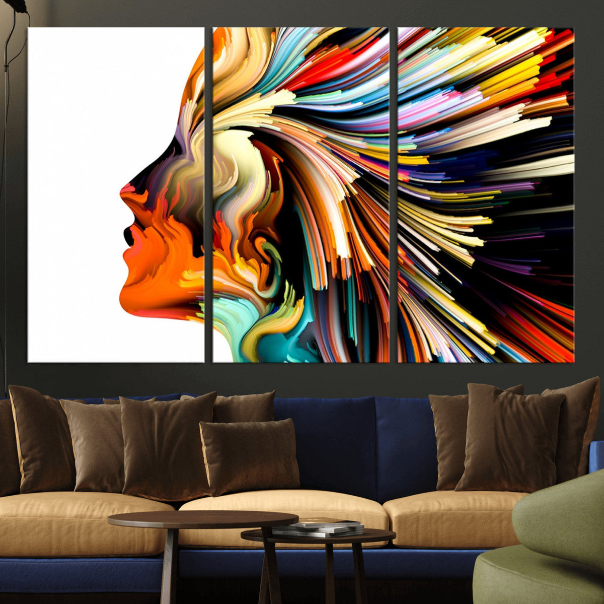 Profile Colors Canvas Print