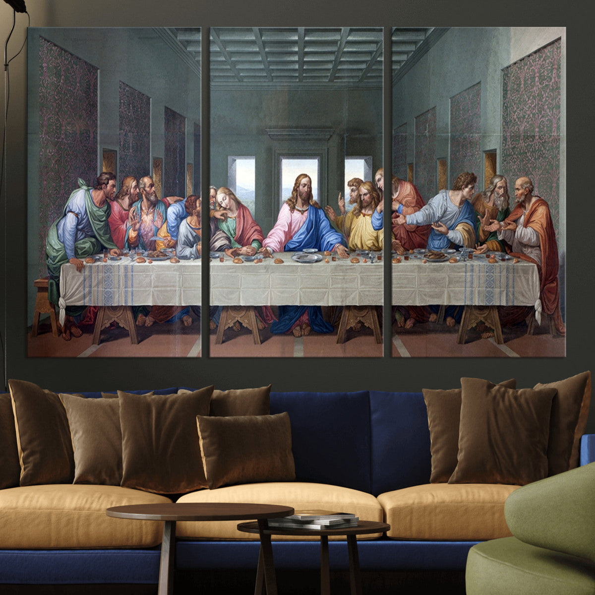 The Last Supper Multi Panel Canvas Wall Art