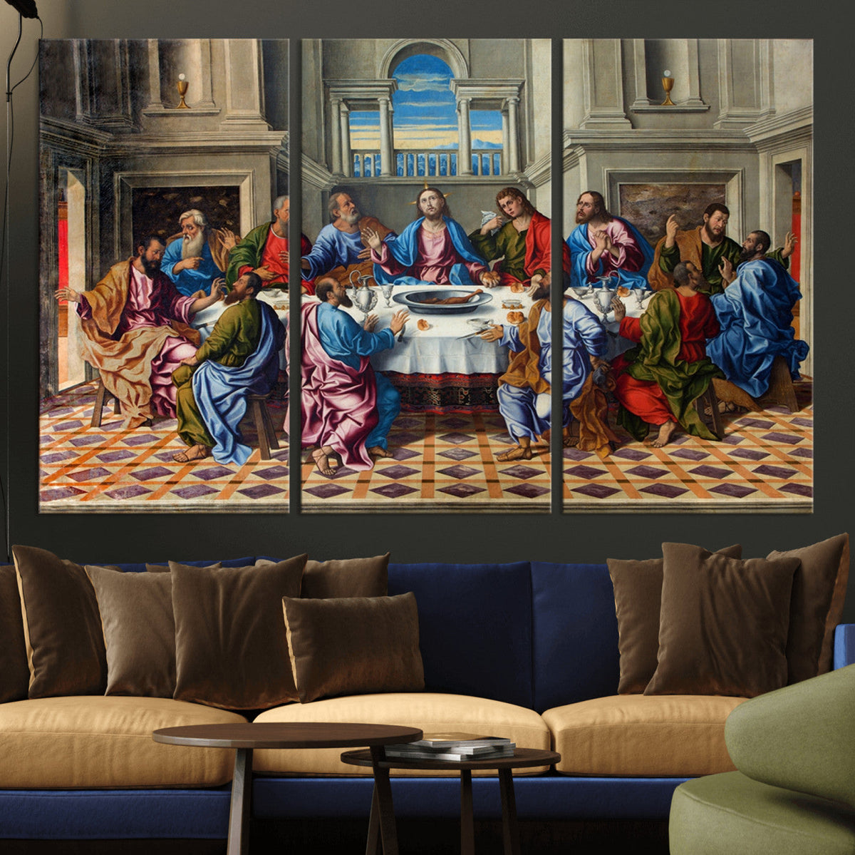 The Last Supper Multi Panel Canvas Wall Art