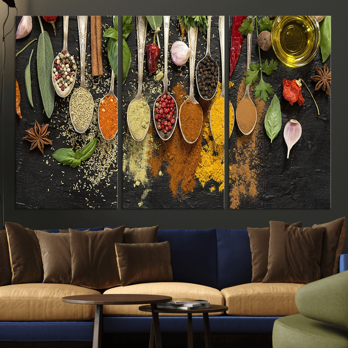 Kitchen Spice Wall Art Canvas Print