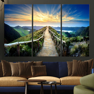 Mountain Landscape Wall Art Canvas Print