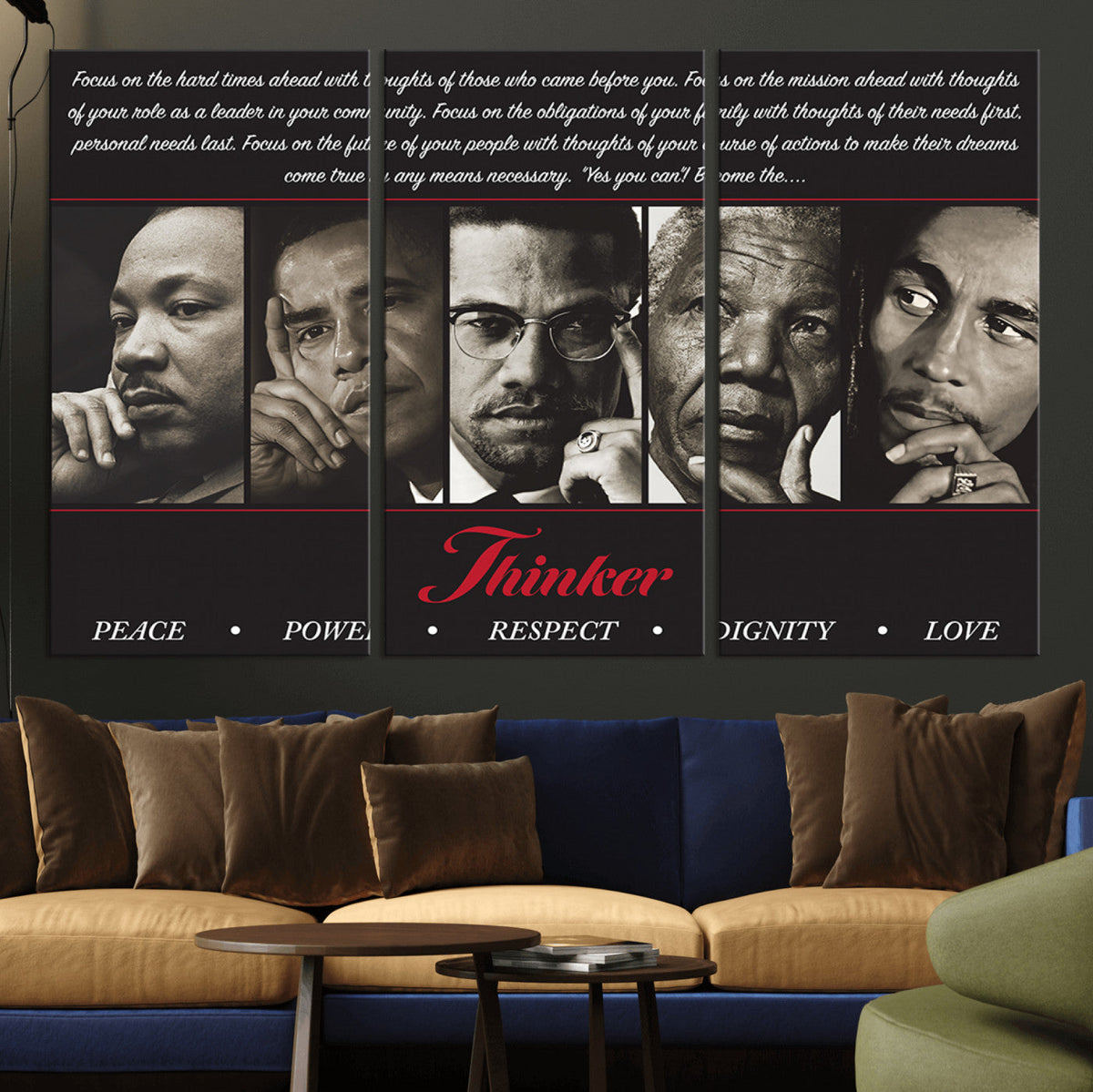 Thinkers of Wall Art Canvas Print - Inspirational Wall Art