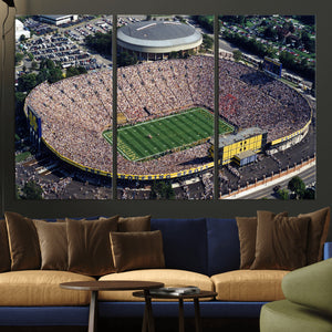 Michigan Wolverines Football Team Print - Ann Arbor Michigan