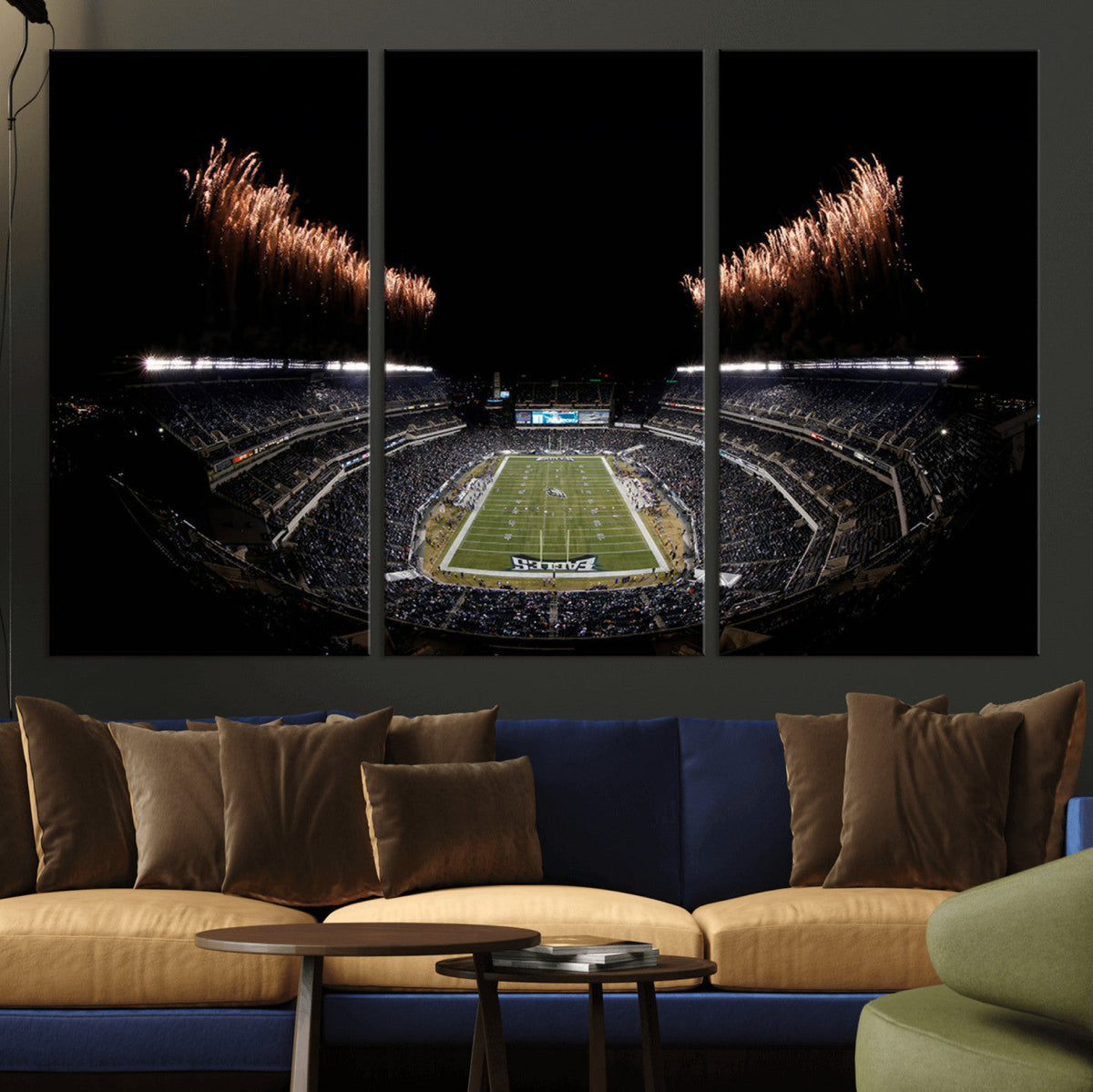 Eagles Field Stadium Wall Art | Philadelphia Eagles Football