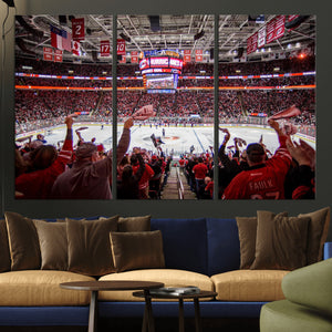 Carolina Hurricanes Ice Hockey Stadium Wall Art, Carolina