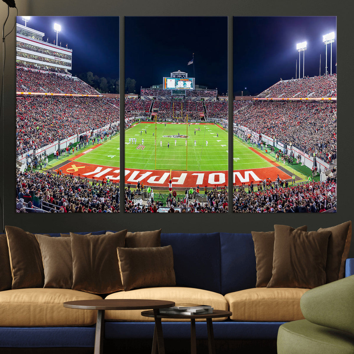 NC State Wolfpack Canvas Print - Raleigh Carter-Finley