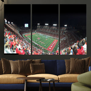 Houston Cougars Football Team Print - Houston TDECU Stadium