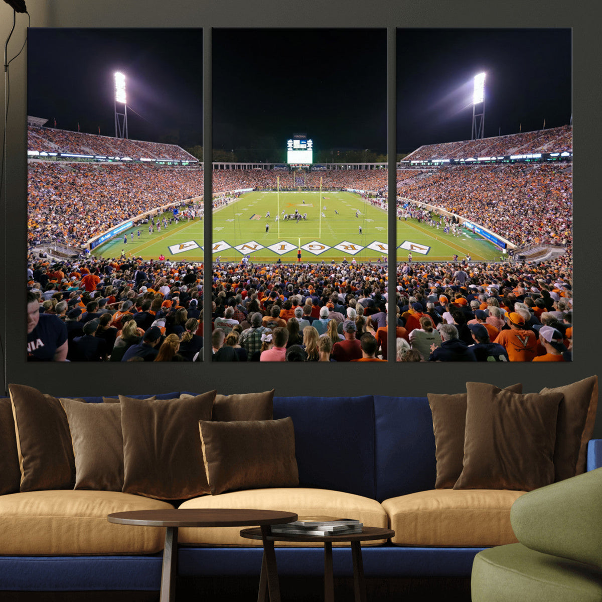 Virginia Cavaliers Football Team Print - Charlottesville