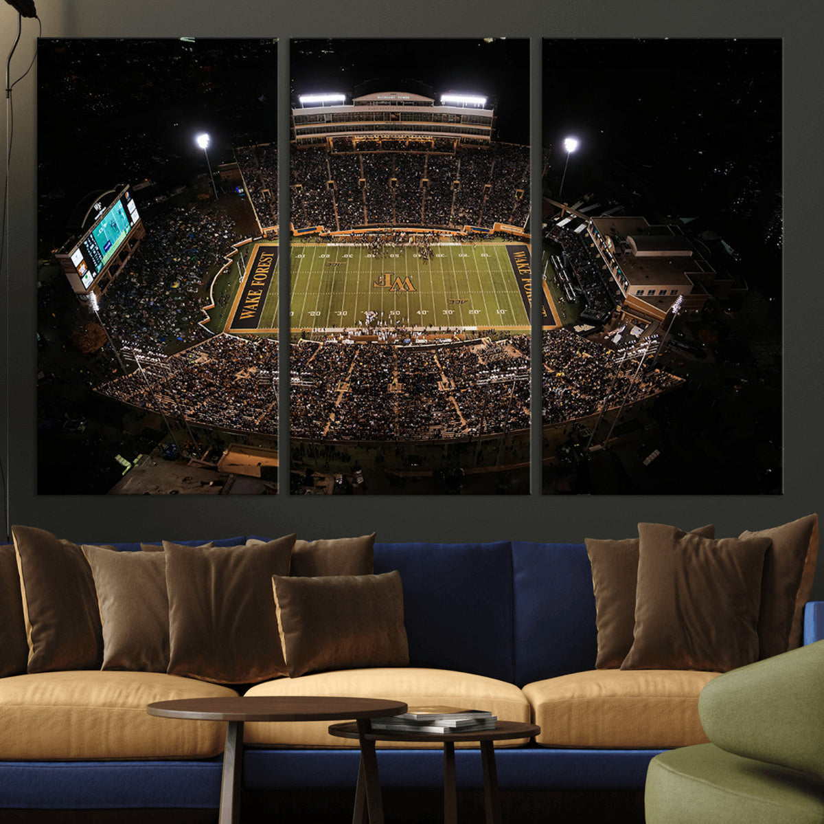 Wake Forest University Demon Deacons Canvas Printi, Football