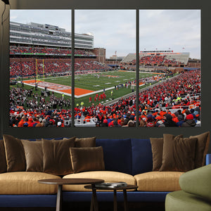University of Illinois Fighting Illini Football Team Print -