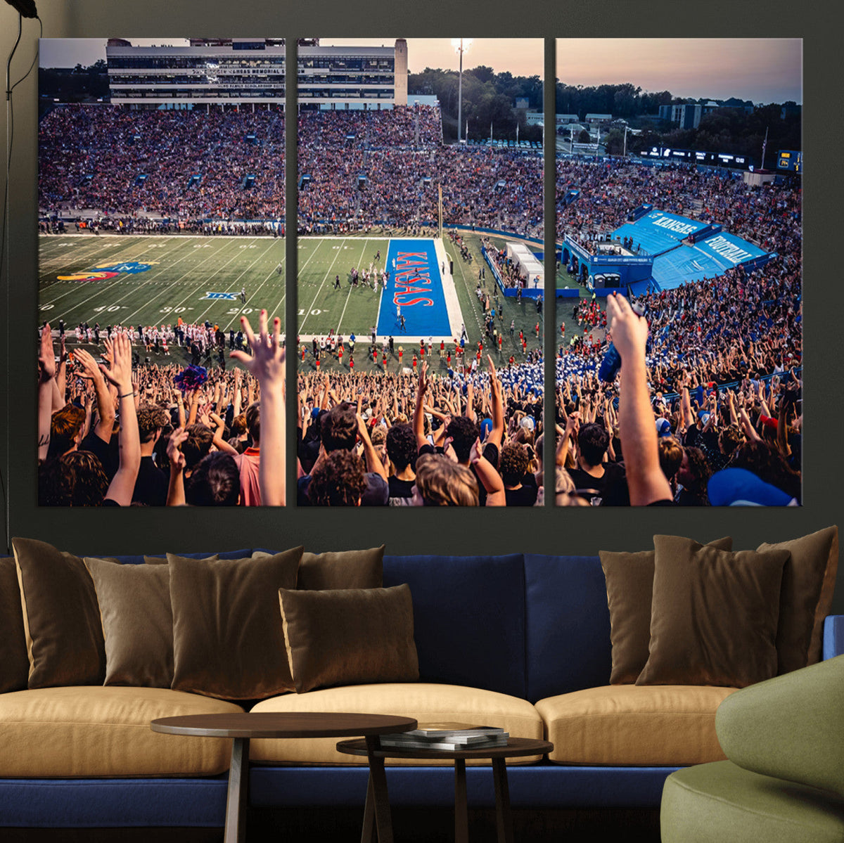 University of Kansas Jayhawks Football Team Art Print -