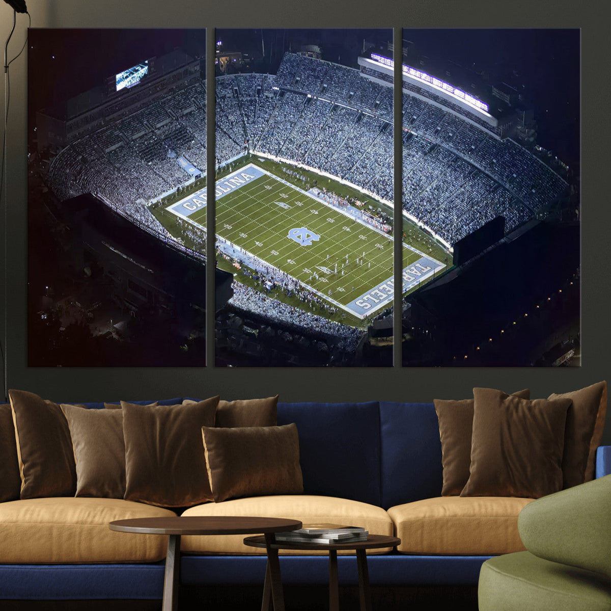 University of North Carolina Tar Heels Football Team Print -