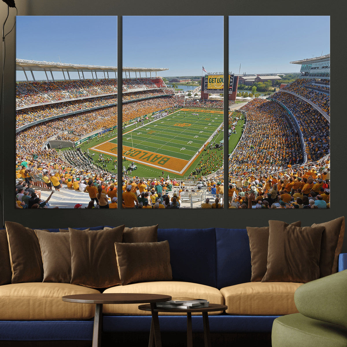 Baylor University Bears Football Team Print - Waco McLane