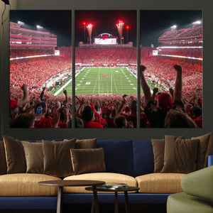 University of Nebraska Cornhuskers Football Team Print -