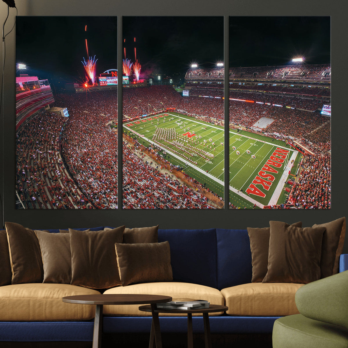 University of Nebraska Cornhuskers Football Team Print -