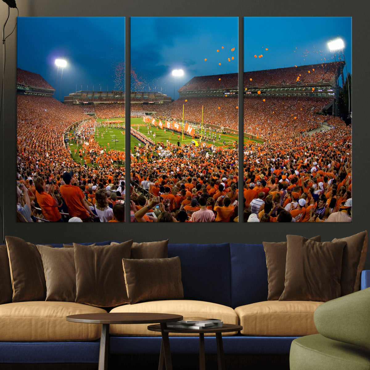 Clemson University Tigers Football Team Print - Clemson