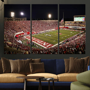 Indiana University Hoosiers Football Team Print Canvas -