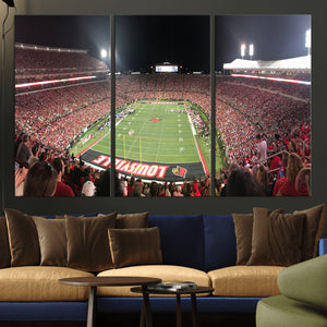 University of Louisville Cardinals Football Team Print -