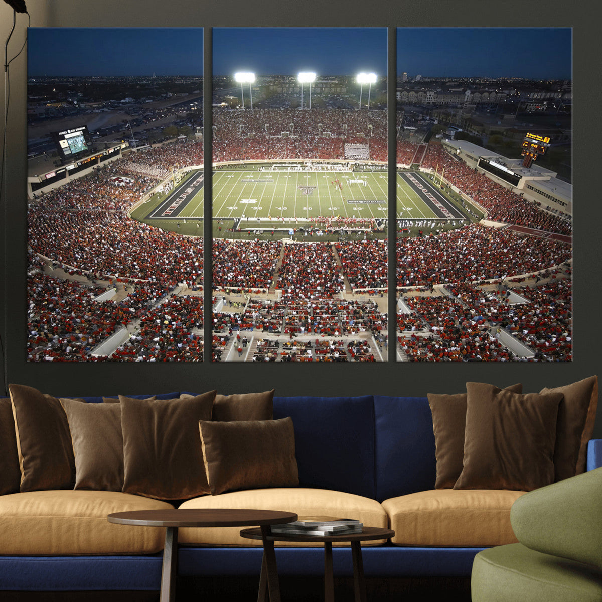 Texas Tech Red Raiders Football Team Print - Lubbock Jones