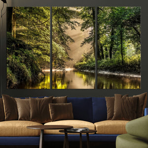 Forest Wall Art Print | River Landscape Wall Art | Perfect