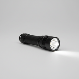 Rechargeable LED Flashlight | High Lumen Zoomable Torch with LCD Power Display