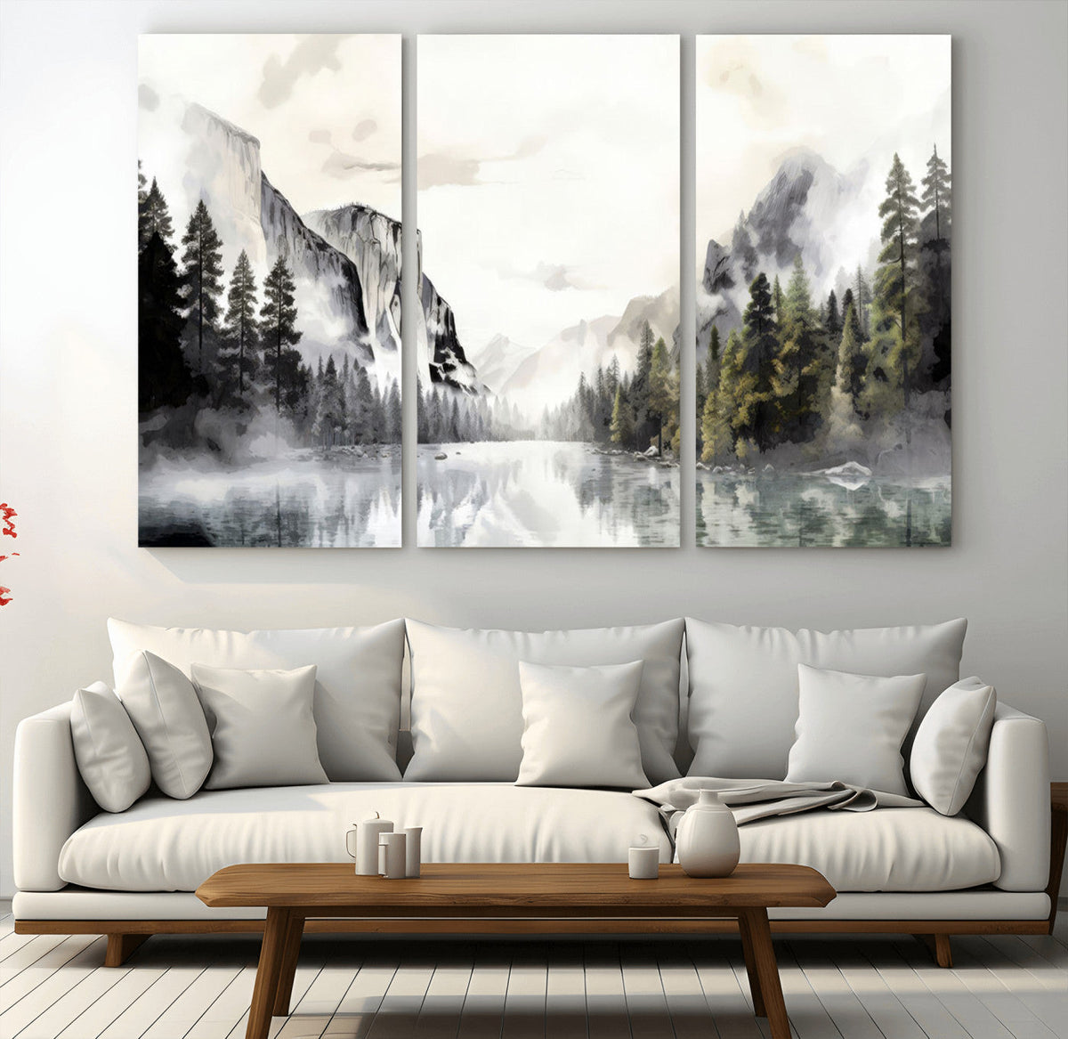 Yosemite Valley Wall Art Canvas Print – Framed and Ready to