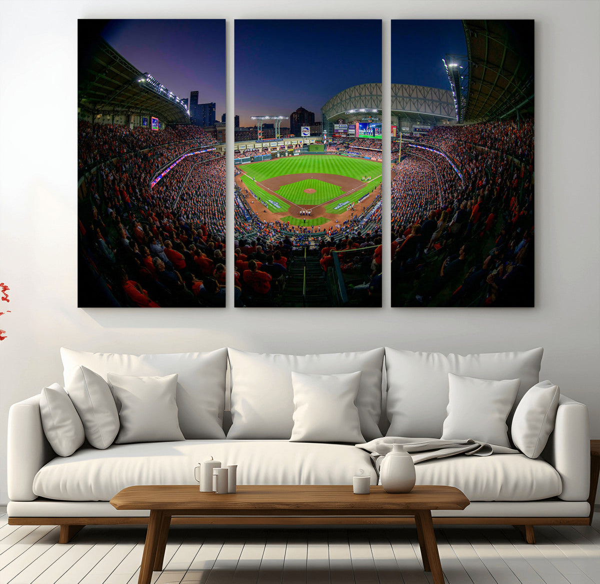 Houston Astros Baseball Print Canvas - Houston Minute Maid