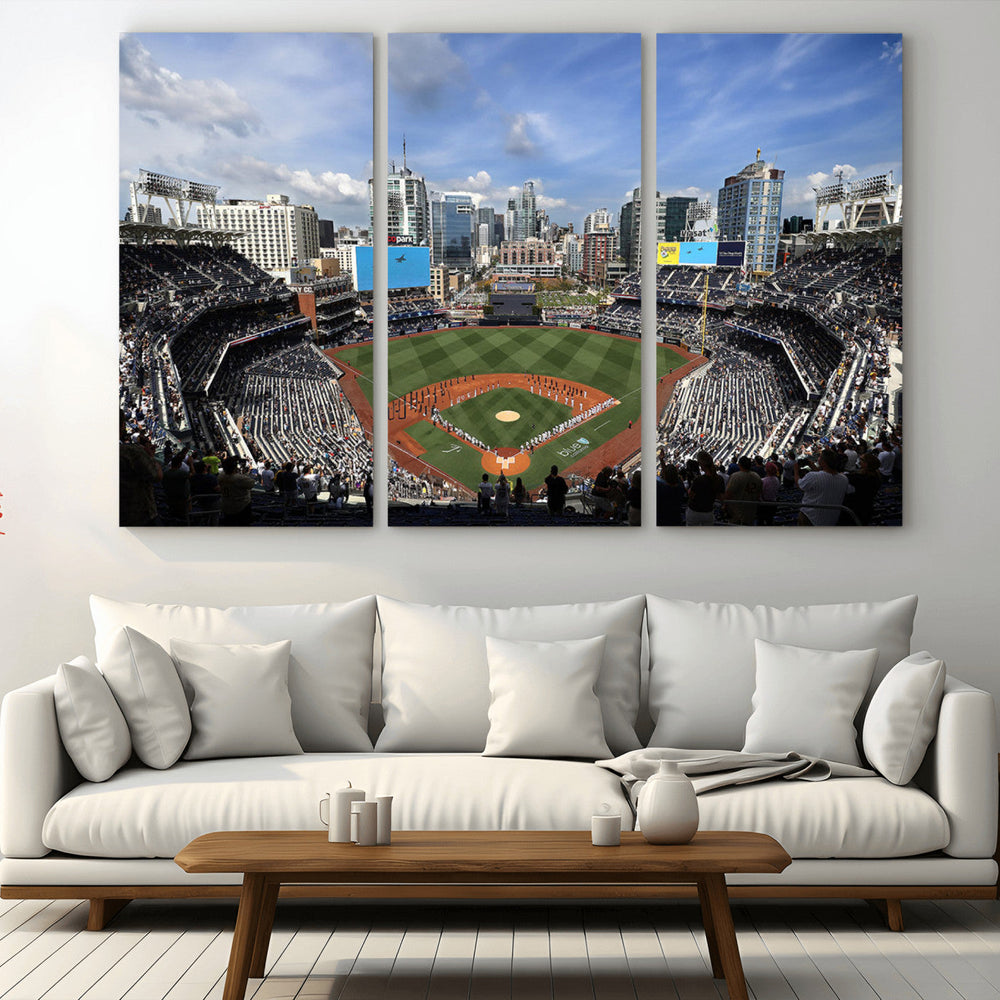 San Diego Padres Baseball Team Print - Petco Park Stadium
