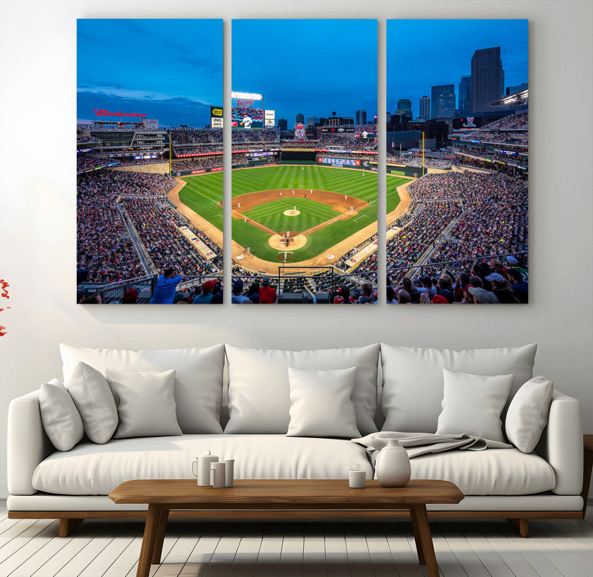 Target Field Stadium Wall Art Canvas Print – Minnesota Twins