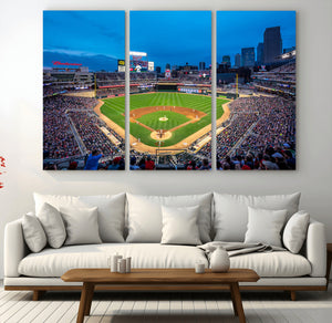 Target Field Stadium Wall Art Canvas Print – Minnesota Twins