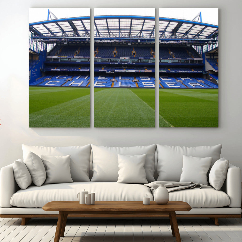 Stamford Bridge Chelsea Football Stadium Canvas Wall Art