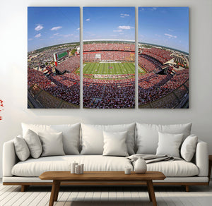 William Brice Stadium Wall Art Canvas Print – Stadium Crowd