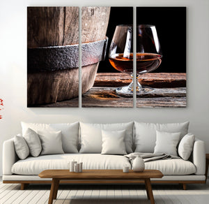 Scots Whiskey Wall Art Canvas Print
