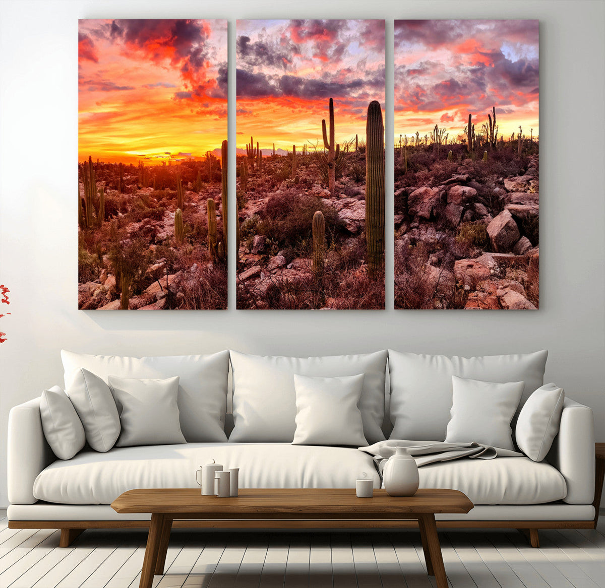 Arizona Desert Print, Western Cowboy Wall Art Print