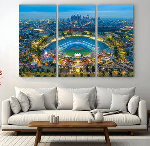 Los Angeles Dodgers Wall Art Canvas, Dodger Stadium Wall Art