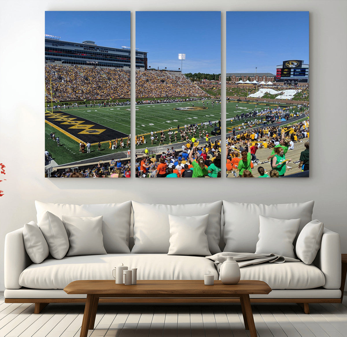University of Missouri Tigers Football Team Print - Columbia