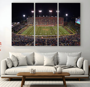 Demon Deacons Print Canvas, Football Team Print -
