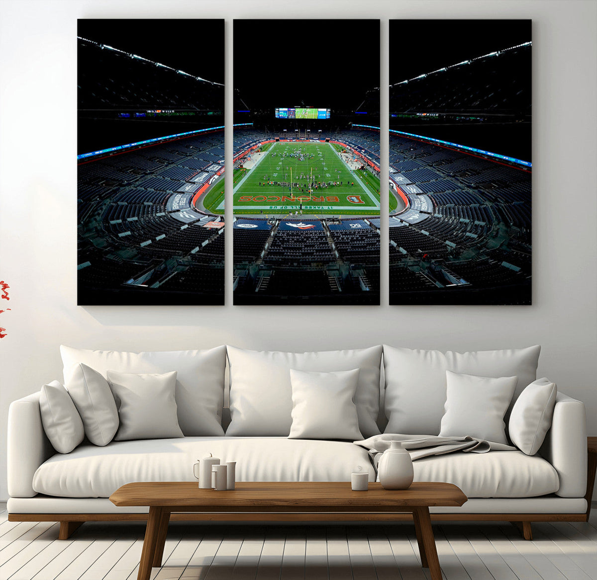 Denver Broncos Football Team Print Canvas- Denver Empower