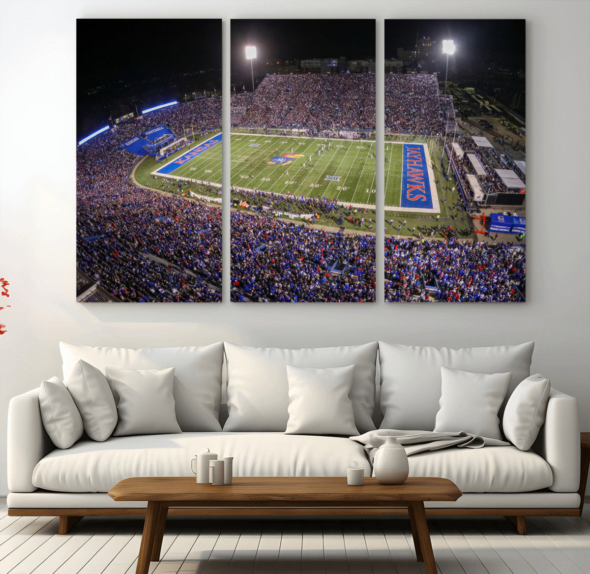 University of Kansas Jayhawks Football Team Print - Lawrence